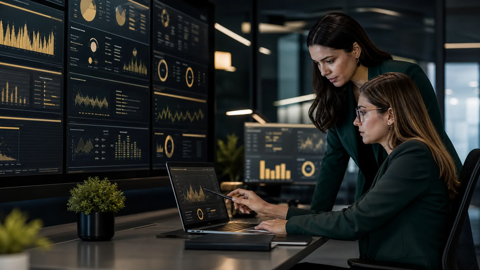 Especialistas analisando indicadores e dados de SST